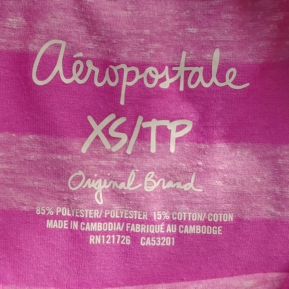❣️10/$50❣️: AEROPOSTALE | violet cropped tee - Picture 3 of 3